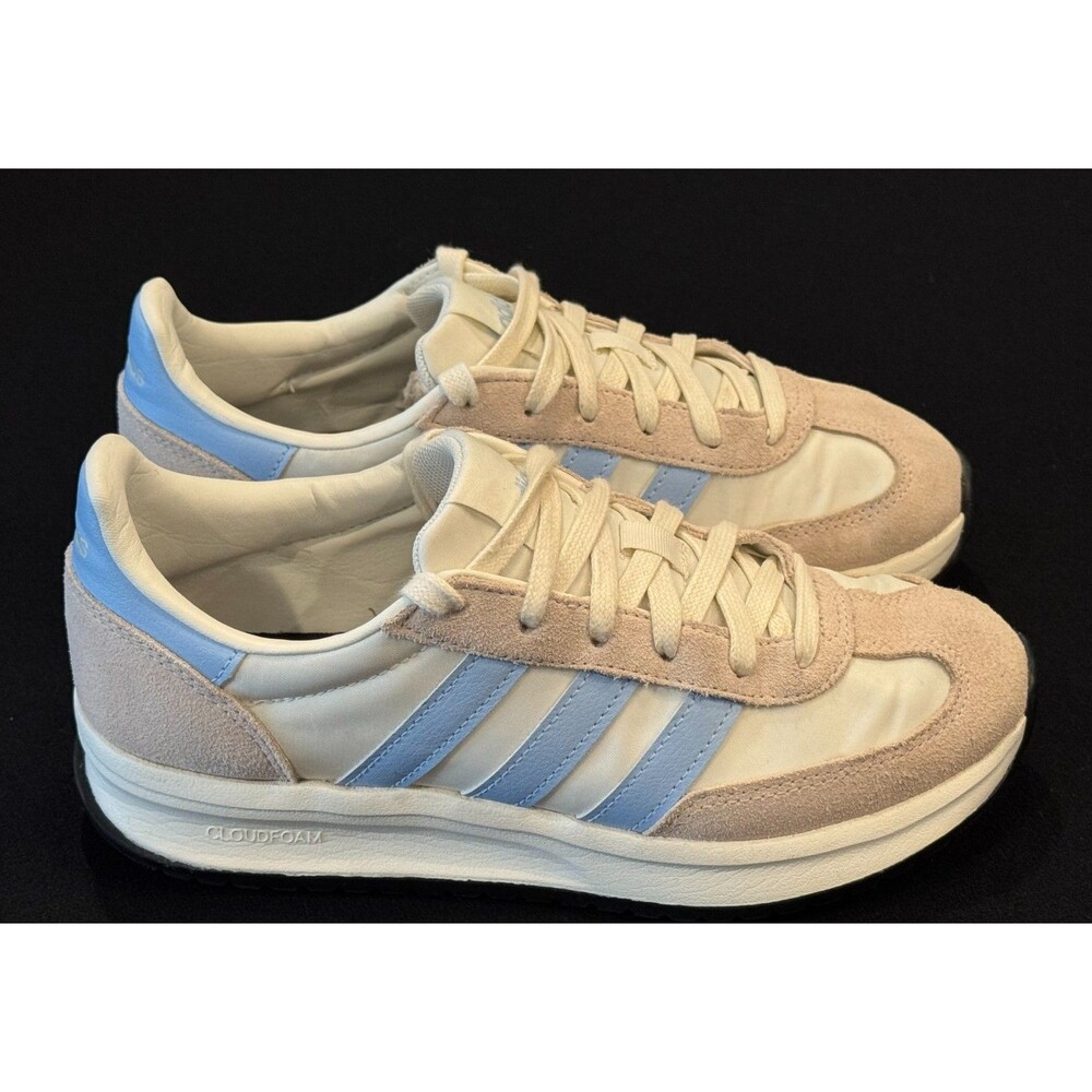 Adidas Womens Run 70s 2.0 IH8602 White Running Shoes Sneakers Size 6 - Picture 6 of 9